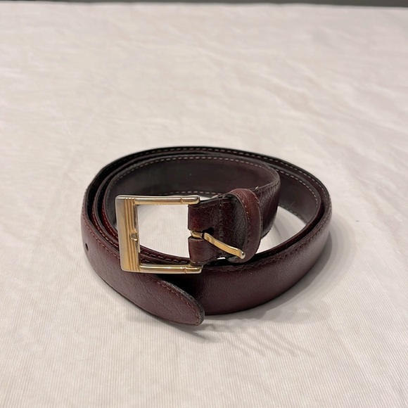 Men’s leather Belt Brownish red color. Ox blood - Picture 1 of 6